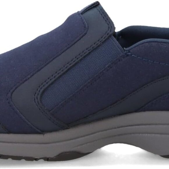 Women's Thallow2 Sneaker Micro Suede Leather Low Heel Side Zip Travel Shoes - Picture 5 of 8